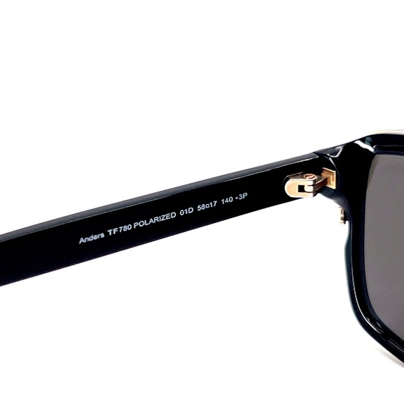 NEW!!! TOM FORD Anders Sunglasses TF780 01D Polarized Authentic - Picture 8 of 11